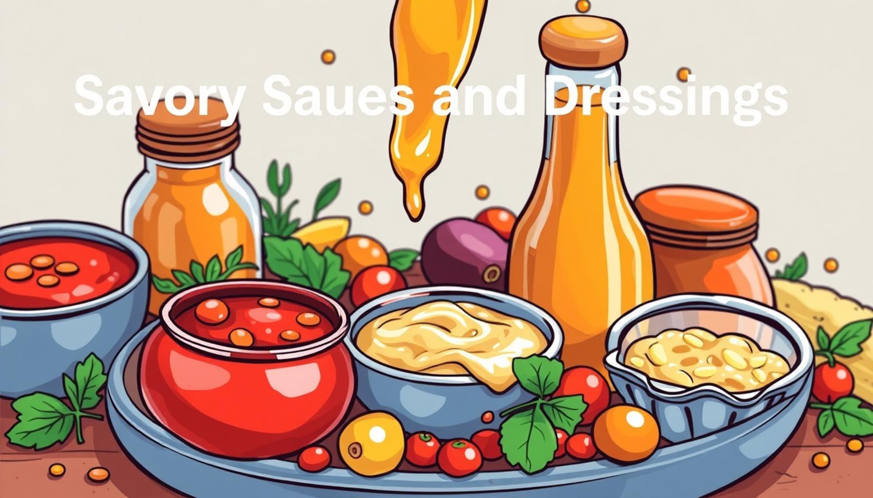 Savory Sauces and Dressings: Elevating Inexpensive Ingredients into Flavorful Condiments