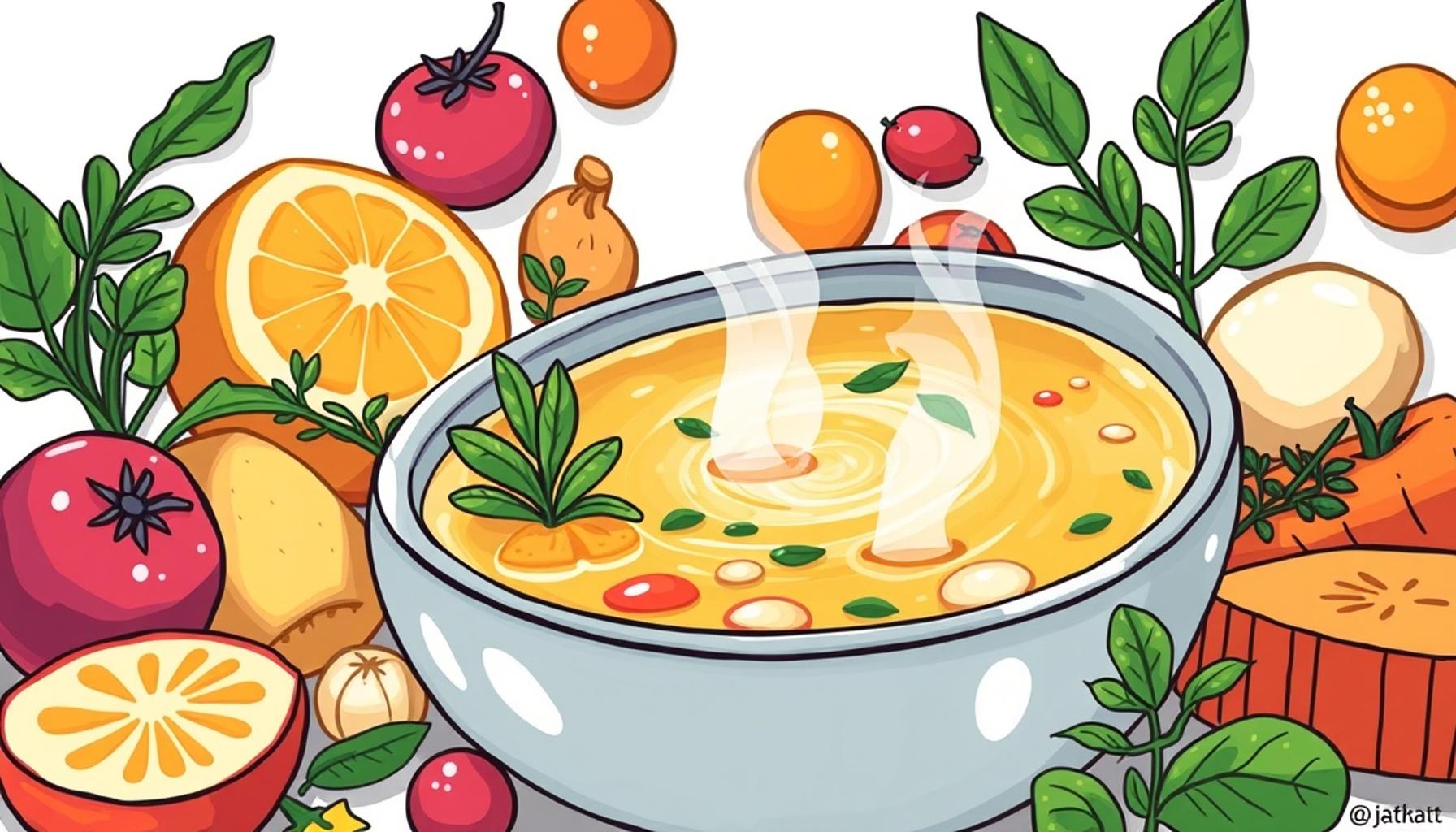 Simple Soups and Broths: Comfort and Flavor with Inexpensive Ingredients