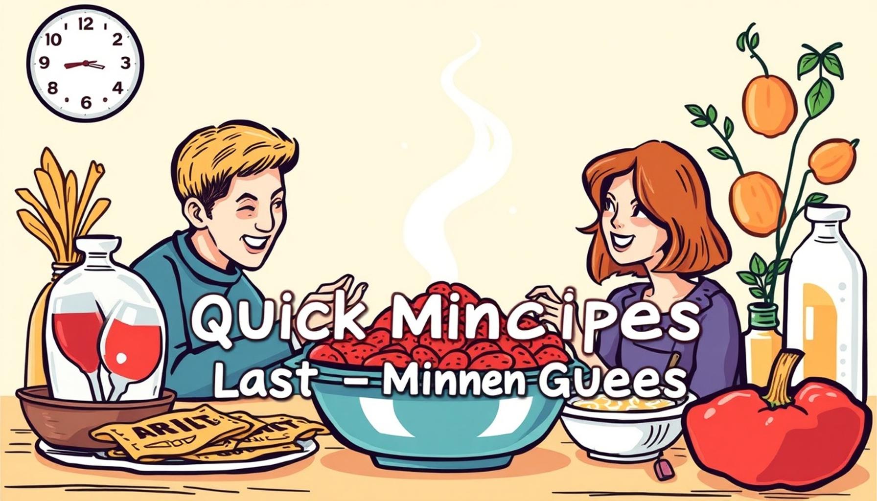 15-Minute Quick Recipes for Last-Minute Guests