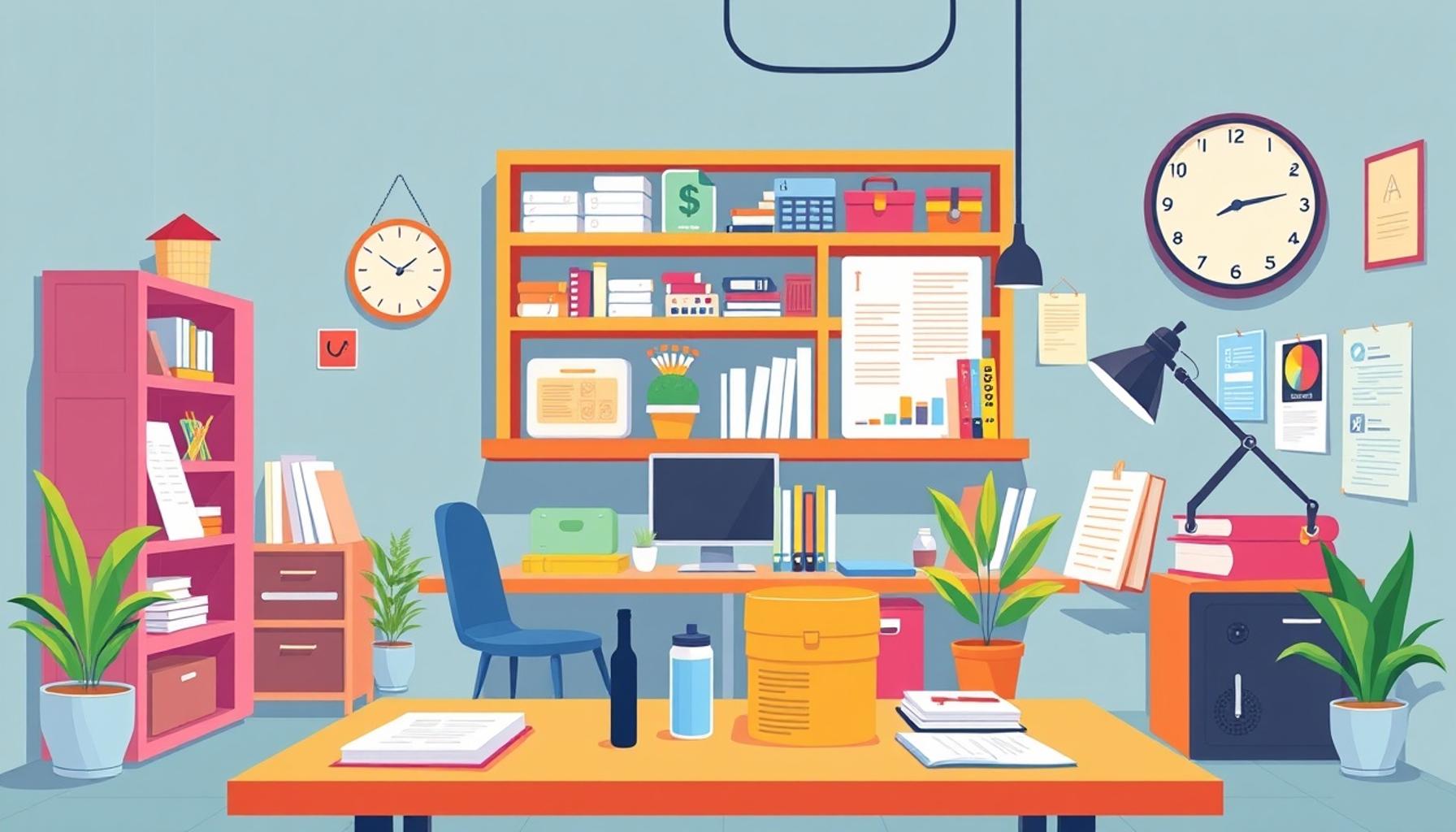 Minimalist Workspaces: How Physical Organization Influences Time Management