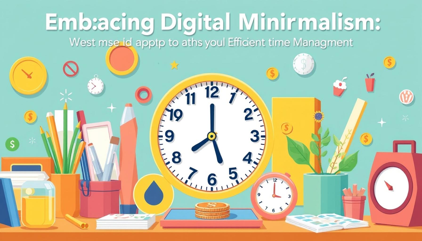 Embracing Digital Minimalism: Tools and Apps for Efficient Time Management